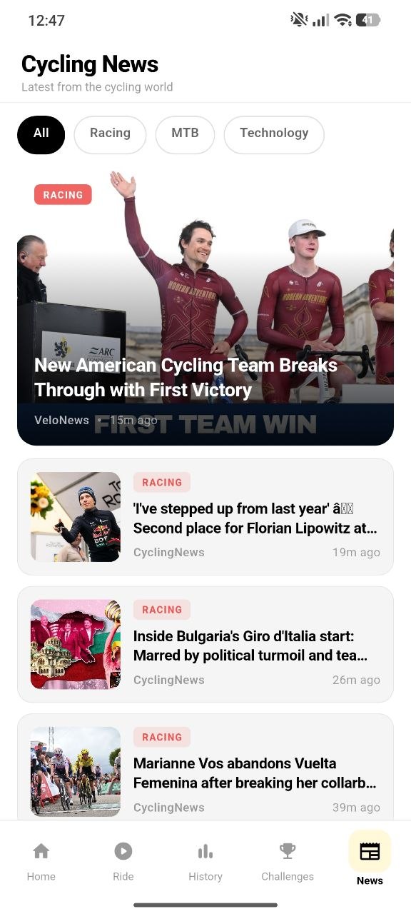 Article screen